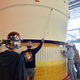 Illustration for article titled The Orion Spacecraft Is At the Launch Pad And Strapped To Its Rocket